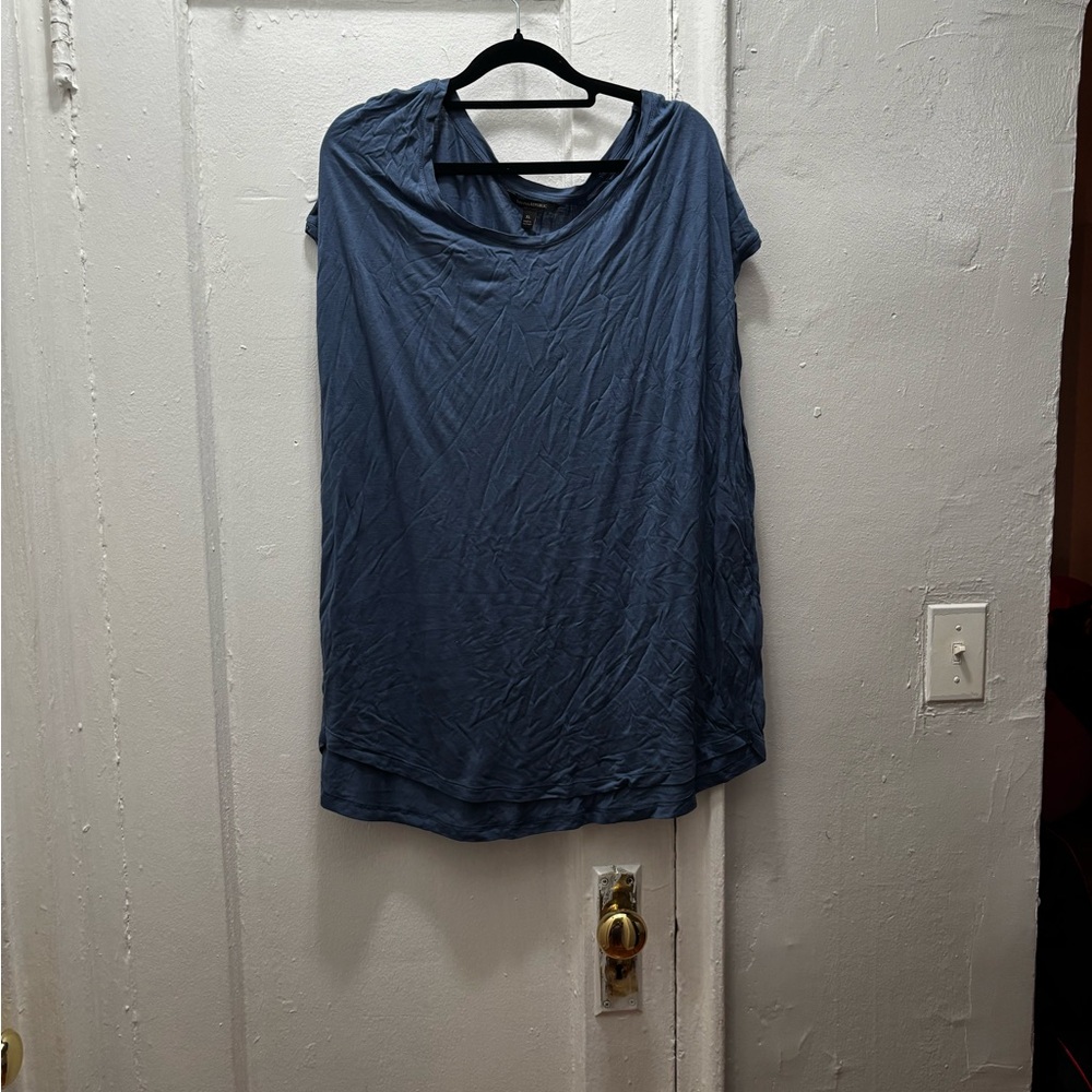 Banana Republic Navy Short Sleeve Top
